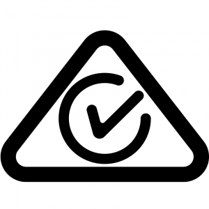 Image of tick within triangle